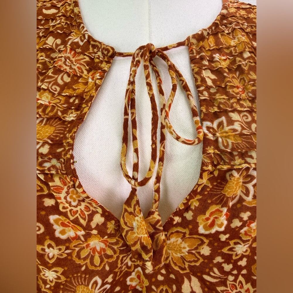 Evereve Sundry Sienna Floral Flutter Sleeve Swing Blouse Size 2 (Medium) - Picture 6 of 15